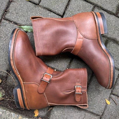 Viberg Engineer in Horween Crust Chromexcel