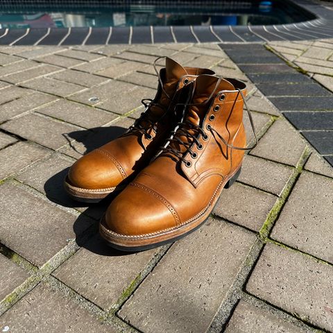 Viberg Service Boot BCT in Horween Oak Chromepak