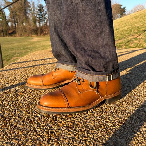 Viberg Service Boot BCT in Horween Oak Chromepak