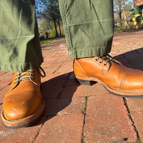 Viberg Service Boot BCT in Horween Oak Chromepak