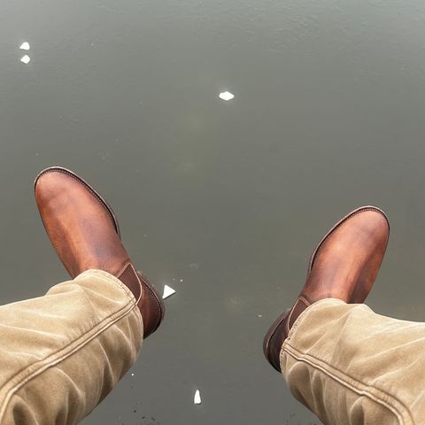 Viberg Chelsea in Horween Rowdy Dachshund