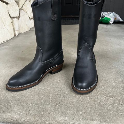 Wesco Morrison in Seidel Black Oil Tan