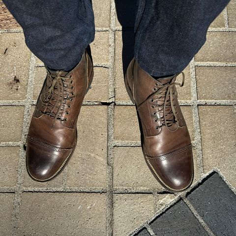 Viberg Service Boot PCT in Maryam Port 1071 Vitello Calf Nubuck