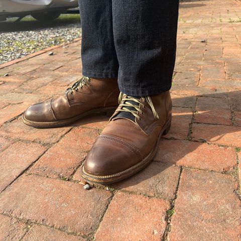 Viberg Service Boot PCT in Maryam Port 1071 Vitello Calf Nubuck