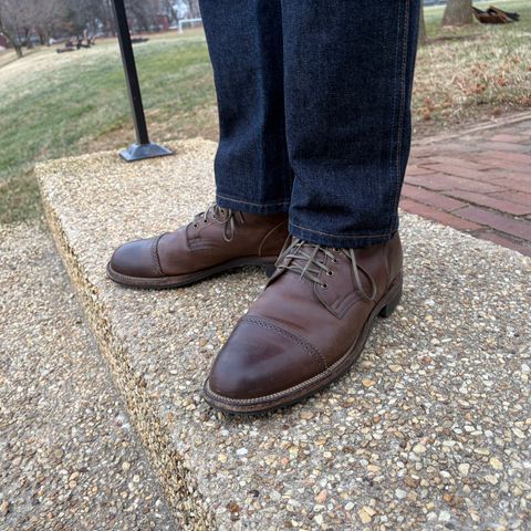 Viberg Service Boot PCT in Maryam Port 1071 Vitello Calf Nubuck