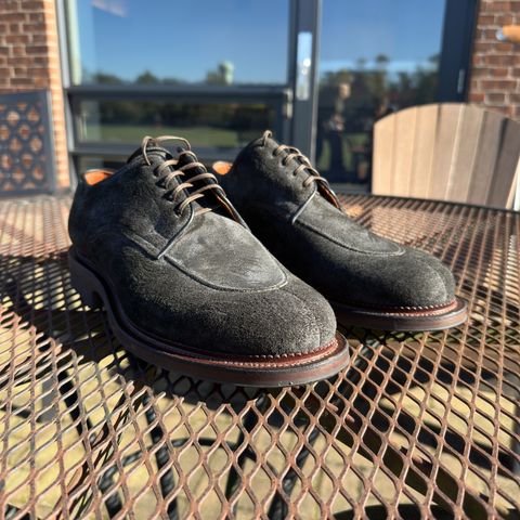 Viberg Savoy Split-Toe in Horween Earth Reverse Chamois