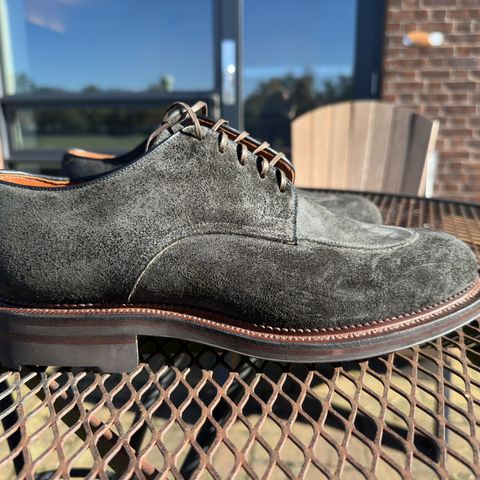 Viberg Savoy Split-Toe in Horween Earth Reverse Chamois