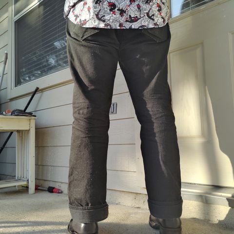 Thursday Black Label Challenger in Maryam Natural Horsebutt Overdyed Black
