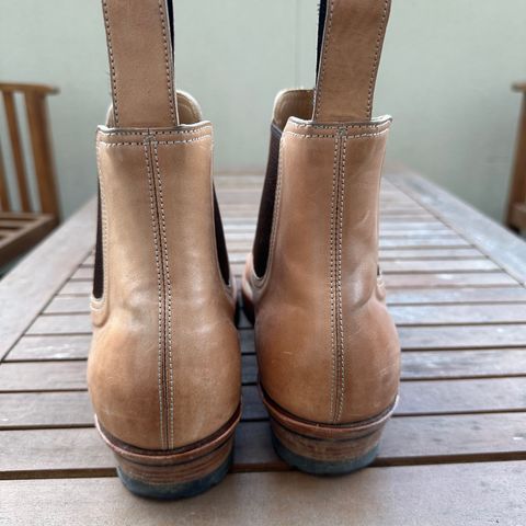 Briselblack The Seventh Chelsea Boot in Shinki Natural Shell Cordovan