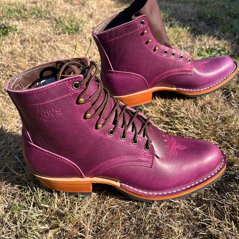 Frank's Frontier Packer MTO in Horween Cypress Tokyo Purple