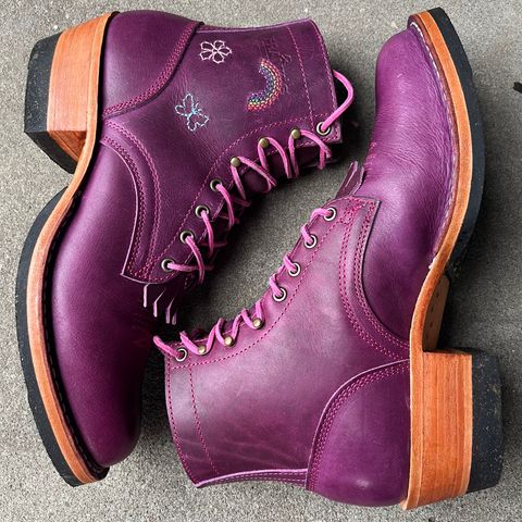 Frank's Frontier Packer MTO in Horween Cypress Tokyo Purple