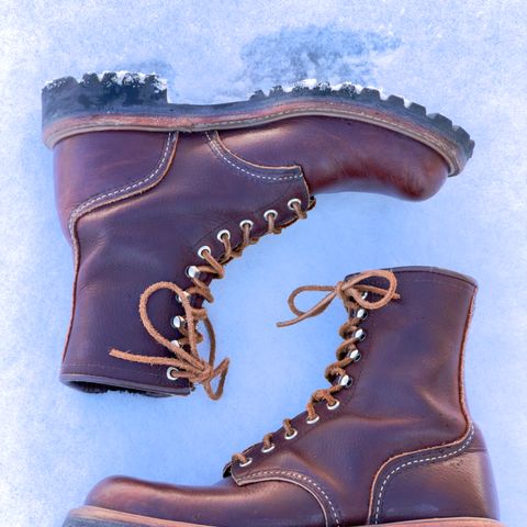 Red Wing Logger in S.B. Foot Briar Oil Slick