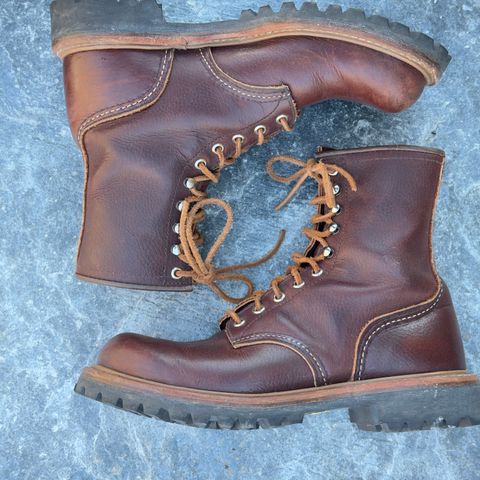Red Wing Logger in S.B. Foot Briar Oil Slick