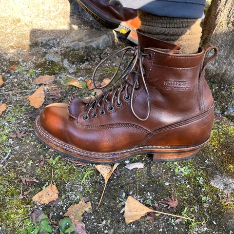 White's 350 Cutter in Horween British Tan Chromexcel
