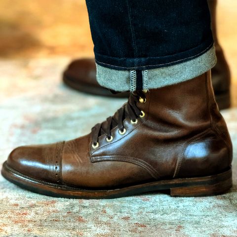 Unmarked DB Hunter Cap Toe in Horween Brown Chromexcel