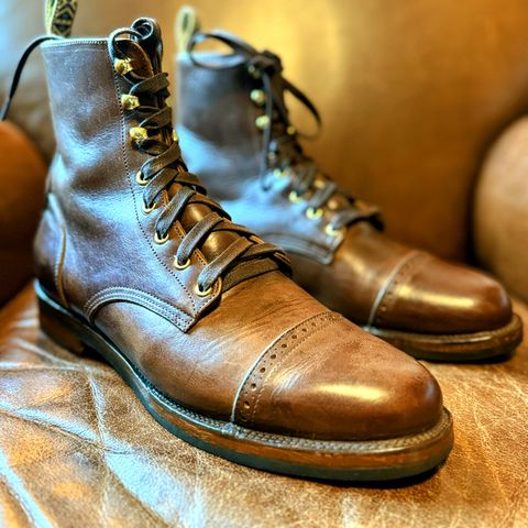 Unmarked DB Hunter Cap Toe in Horween Brown Chromexcel