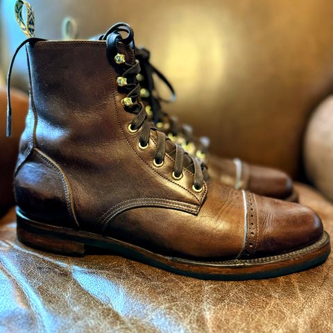 Unmarked DB Hunter Cap Toe in Horween Brown Chromexcel