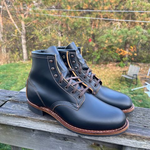 Red Wing Beckman Flatbox in S.B. Foot Black Klondike