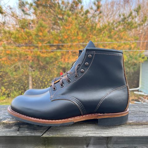 Red Wing Beckman Flatbox in S.B. Foot Black Klondike