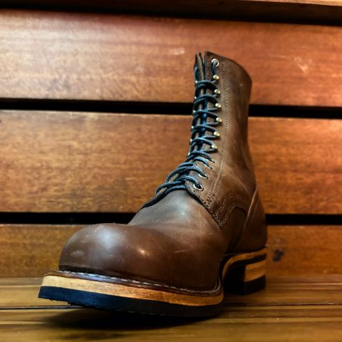 Drew's 8-inch Work Boot in Rowdy Smooth
