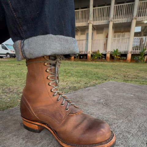 Drew's 8-inch Work Boot in Rowdy Smooth