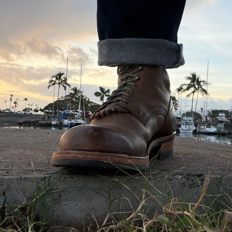 Drew's 8-inch Work Boot in Rowdy Smooth