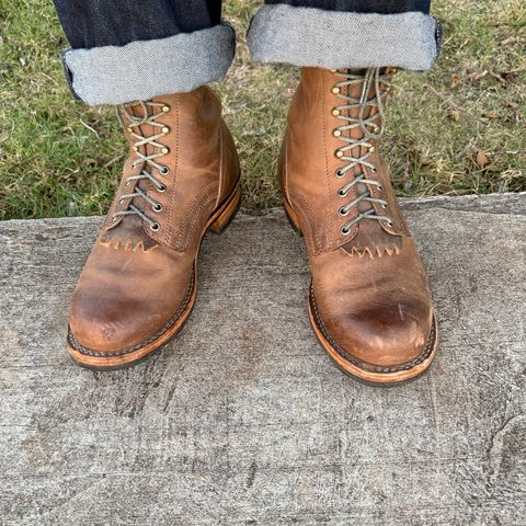 Drew's 8-inch Work Boot in Rowdy Smooth