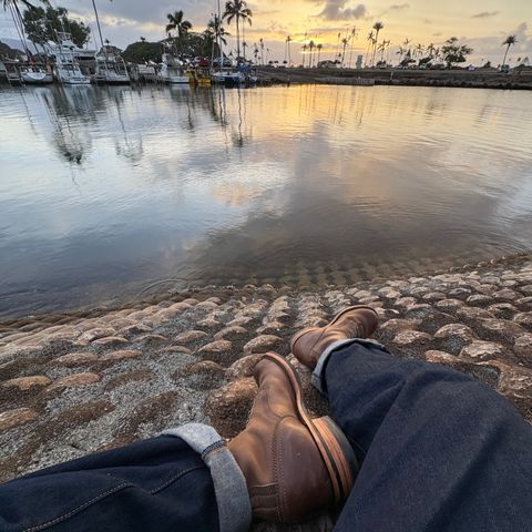 Drew's 8-inch Work Boot in Rowdy Smooth