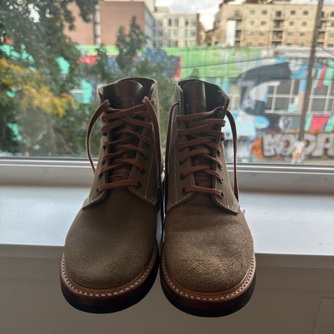 John Lofgren M-43 Service Shoes in Horween Natural Chromexcel Roughout