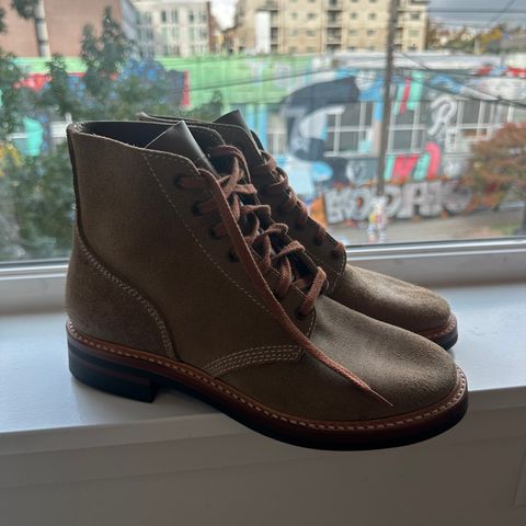 John Lofgren M-43 Service Shoes in Horween Natural Chromexcel Roughout
