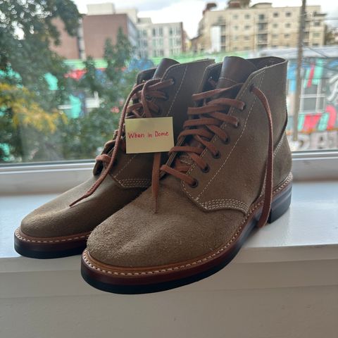 John Lofgren M-43 Service Shoes in Horween Natural Chromexcel Roughout