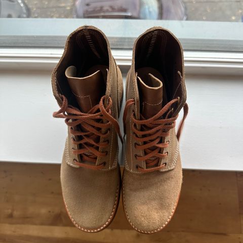 John Lofgren M-43 Service Shoes in Horween Natural Chromexcel Roughout