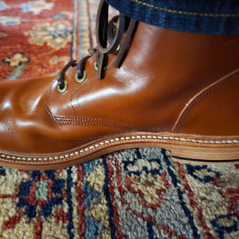Grant Stone Diesel Boot in Badalassi Carlo Saddle Tan Minerva