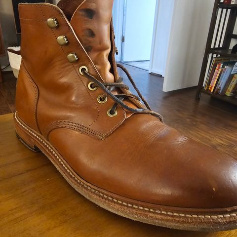 Grant Stone Diesel Boot in Badalassi Carlo Saddle Tan Minerva