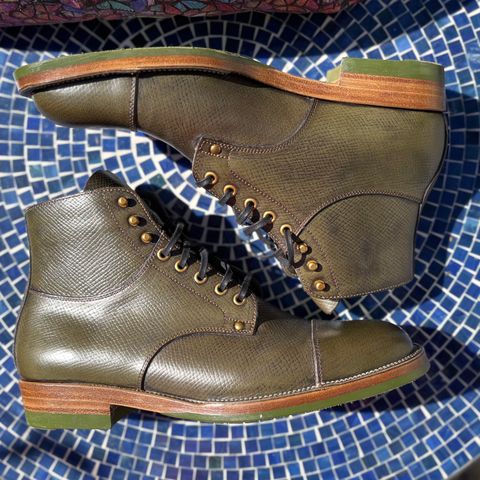 Iron Boots Type 1 in 1786 Russian Reindeer Hide