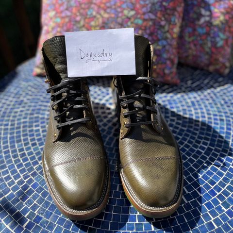 Iron Boots Type 1 in 1786 Russian Reindeer Hide
