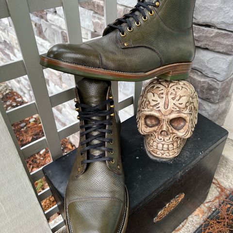 Iron Boots Type 1 in 1786 Russian Reindeer Hide