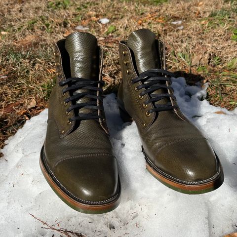 Iron Boots Type 1 in 1786 Russian Reindeer Hide