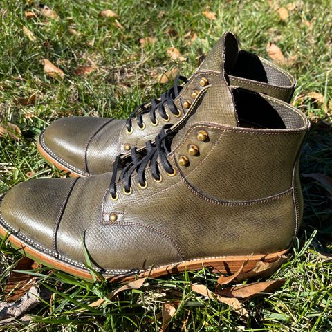Iron Boots Type 1 in 1786 Russian Reindeer Hide