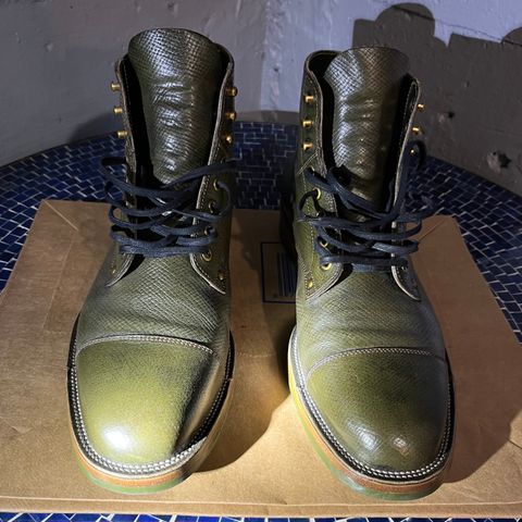 Iron Boots Type 1 in 1786 Russian Reindeer Hide