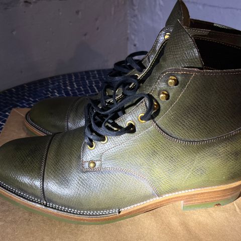 Iron Boots Type 1 in 1786 Russian Reindeer Hide