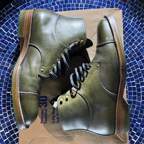Iron Boots Type 1 in 1786 Russian Reindeer Hide