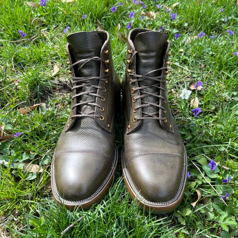 Iron Boots Type 1 in 1786 Russian Reindeer Hide