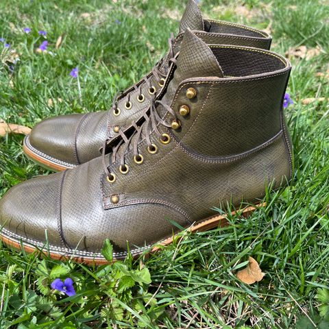 Iron Boots Type 1 in 1786 Russian Reindeer Hide