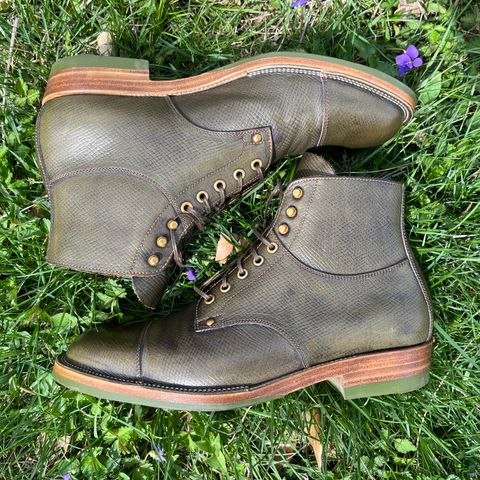 Iron Boots Type 1 in 1786 Russian Reindeer Hide