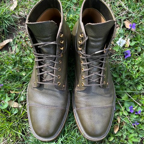 Iron Boots Type 1 in 1786 Russian Reindeer Hide