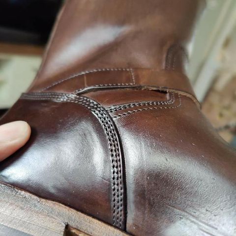 Motor Dress Engineer in Antique Brown Italian Horsebutt