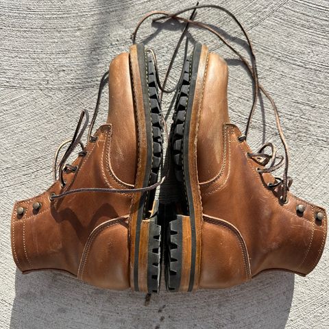 Truman Plain Toe Boot in Sesame Double Shot