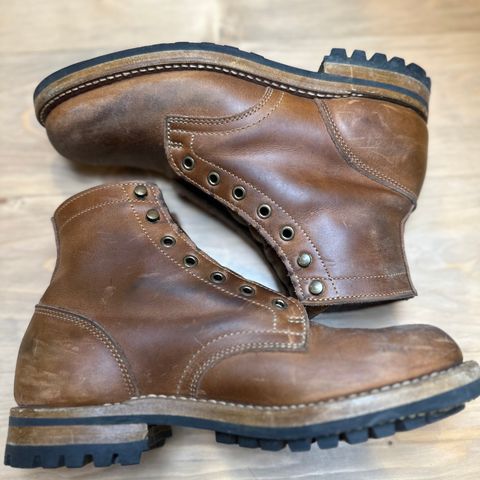 Truman Plain Toe Boot in Sesame Double Shot