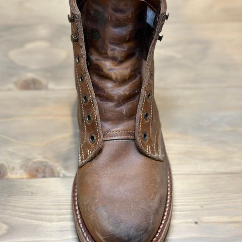Truman Plain Toe Boot in Sesame Double Shot
